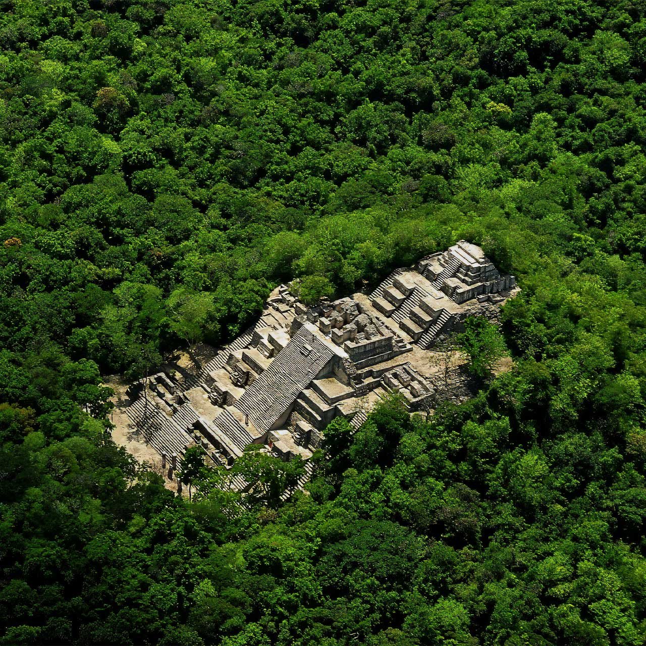 Calakmul Archaeological Site in Campeche, Mexico